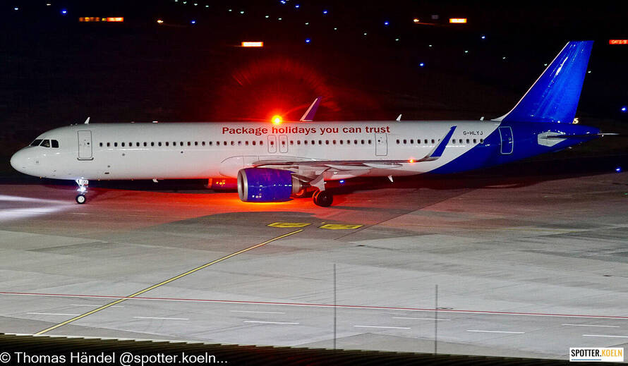 Jet2 G-HLYJ Airbus A321-251NX CGN 12.12.2025 Thomas Haendel